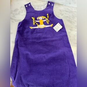 Purple cheerleader dress